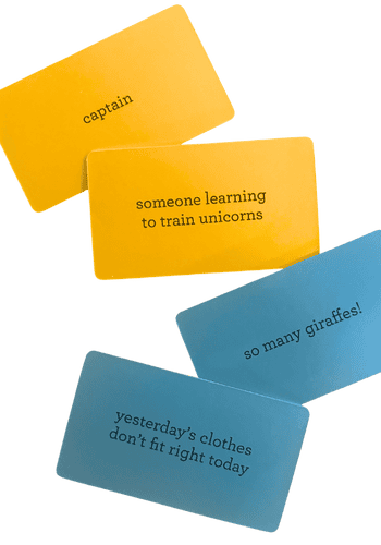 A captain of a squad that trains unicorns experiences a whimsical series of events when giraffes stage a rebellion by stealing the troupes uniforms