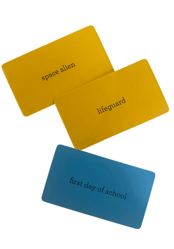 A space alien training to be a lifeguard attends his first day of lifeguarding school