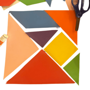 Colored Tangram